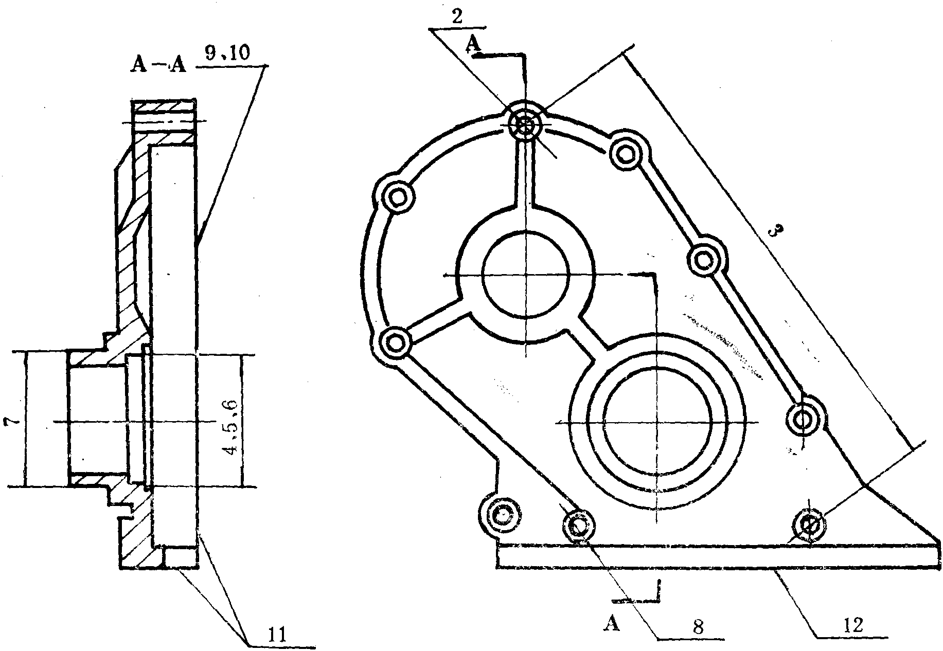 1.9 正时齿轮室盖 (图9)